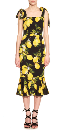 d&g lemon dress